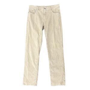 Cremieux Pants Mens 30 Beige Corduroy Straight Leg Stretch Cotton Mid Rise